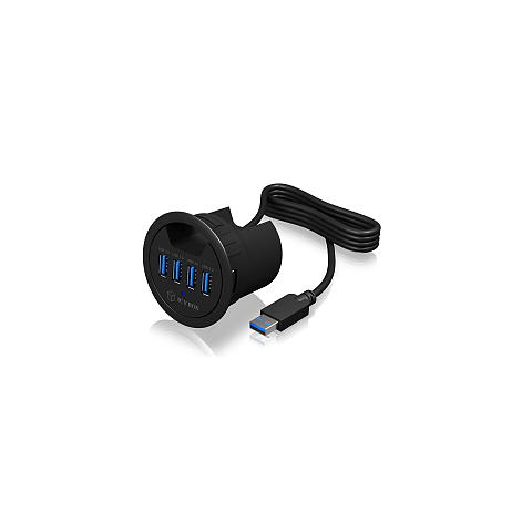 ICY BOX IB-HUB1403, 4 Port USB 3.2 Gen 1 Type-A Tisch-Hub