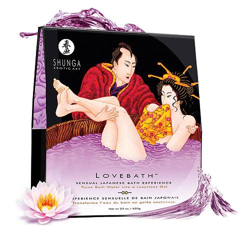 SHUNGA Lovebath Sensual Lotus Aromaessenz Ätherisches Gel Bad