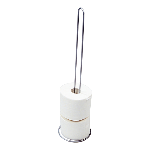WENKO 15729100 Toilettenrollenhalter Bodenstehend Chrom