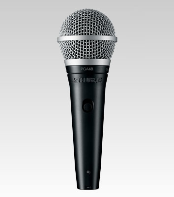 Shure PGA48-XLR Schwarz, Metallisch Bühnen-/Auftrittsmikrofon