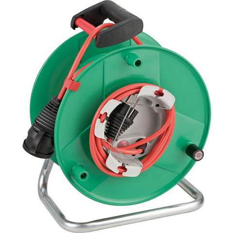 Brennenstuhl 1098560001 Verlängerungskabel 38 m 1 AC-Ausgänge Draußen Grün, Orange