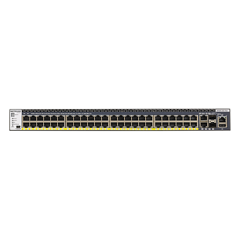 NETGEAR M4300-52G-PoE+ 1000W PSU Managed L2/L3/L4 Gigabit Ethernet (10/100/1000) Power over Ethernet (PoE) 1U Schwarz