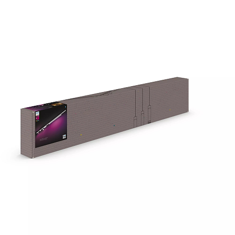 Philips Hue White and Color ambiance Perifo Basis-Set Deckenleuchte weiß gerade (3 Spots, 1 Light Bar)