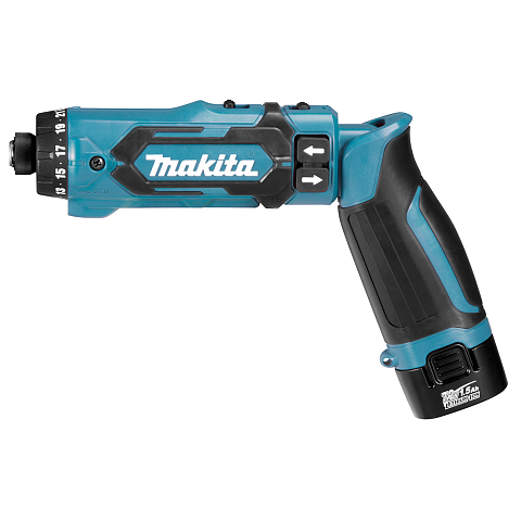 Makita DF012DSE Elektroschrauber/Schlagschrauber 650, 200 Schwarz, Blau