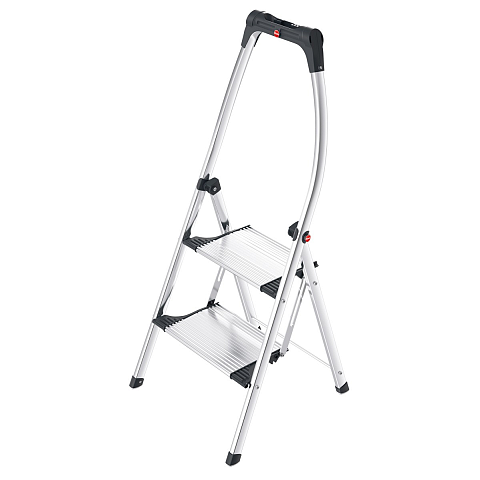 Hailo K100 TopLine Stufenleiter Grau