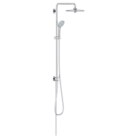 GROHE 27421002 Duschsystem 2 Kopf/Köpfe Wand Chrom