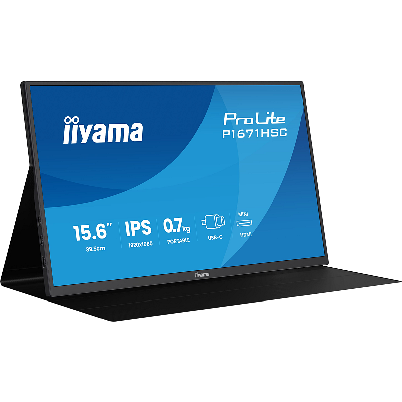 iiyama ProLite P1671HSC-B1 Computerbildschirm 39,6 cm (15.6") 1920 x 1080 Pixel Full HD LED Schwarz