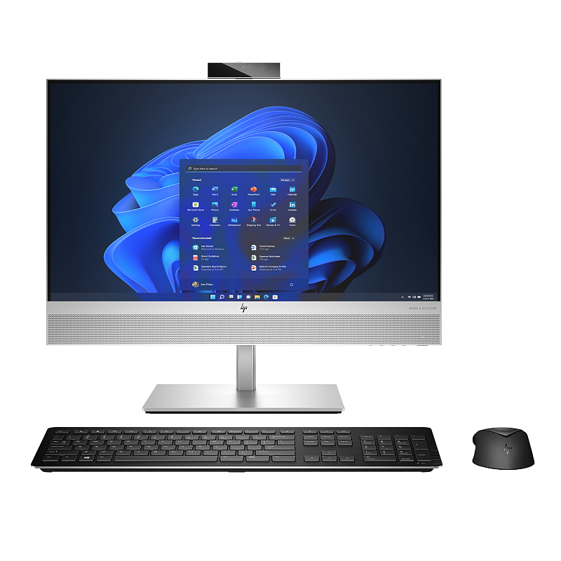 HP EliteOne 840 G9 All-in-One PC Wolf Pro Security Edition Intel® Core™ i7 i7-12700 60,5 cm (23.8") 1920 x 1080 Pixel All-in-One-PC 32 GB DDR5-SDRAM 512 GB SSD Windows 11 Pro Wi-Fi 6E (802.11ax) Silber