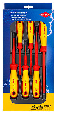 Knipex 00 20 12 V02 Handschraubendreher Set Standard-Schraubendreher