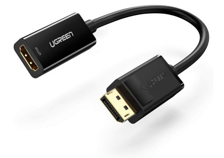 Ugreen 40363 Videokabel-Adapter 0,25 m DisplayPort HDMI Schwarz