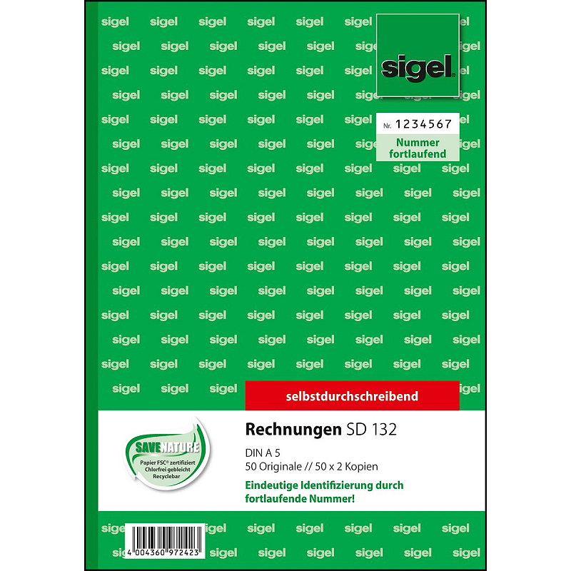 Sigel SD132 Geschäftsformular