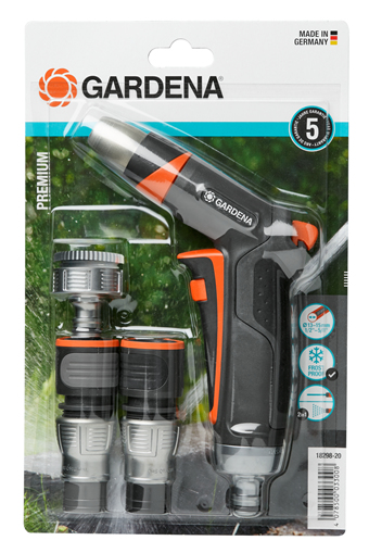 Gardena 18298-20 Anschlussteil für Wasserschlauch Pistolen/Sprinkler-Anschluss Kunststoff Grau, Orange 5 Stück(e)