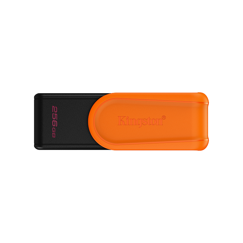 Kingston Technology DataTraveler 256GB Portable USB 3.2 Gen 1 Exodia S (Schwarz/Orange)