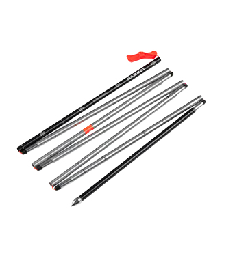 Mammut Probe 240 short Skistock 2 Stück(e) 2,4 m Schwarz, Silber Aluminium