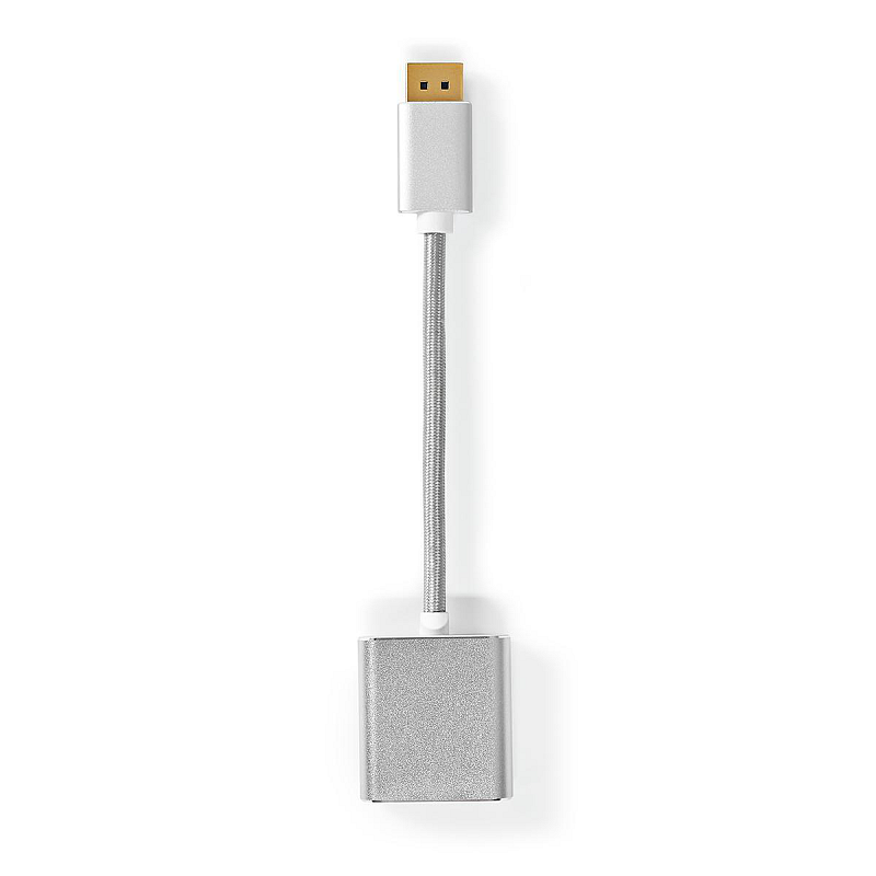 Nedis CCTB37250AL02 Videokabel-Adapter 0,2 m DisplayPort DVI-D Silber