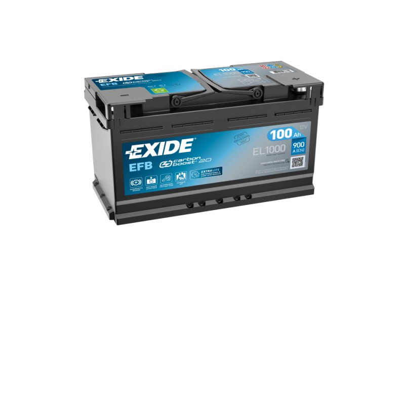 Exide EFB EL1000 Fahrzeugbatterie EFB (Enhanced Flooded Battery) 100 Ah 12 V 900 A Auto