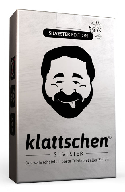 Denkriesen KL1610 Brettspiel klattschen, Silvester Edition Kartenspiel Party