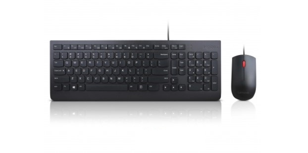 Lenovo 4X30L79928 Tastatur Maus enthalten Universal USB QWERTY Estnisch Schwarz