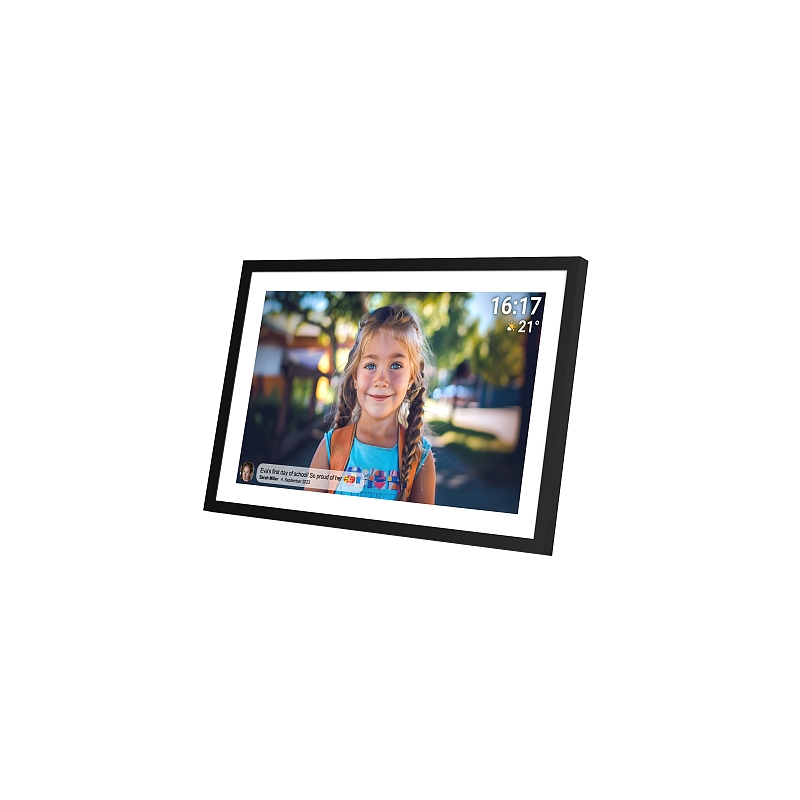 Denver PFF-1516 Digitaler Bilderrahmen Schwarz 39,6 cm (15.6") Touchscreen WLAN
