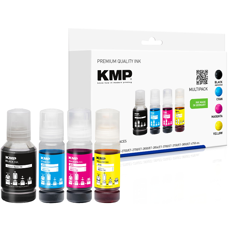 KMP 1642,1005 Druckerpatrone 4 Stück(e) Kompatibel Schwarz, Cyan, Magenta