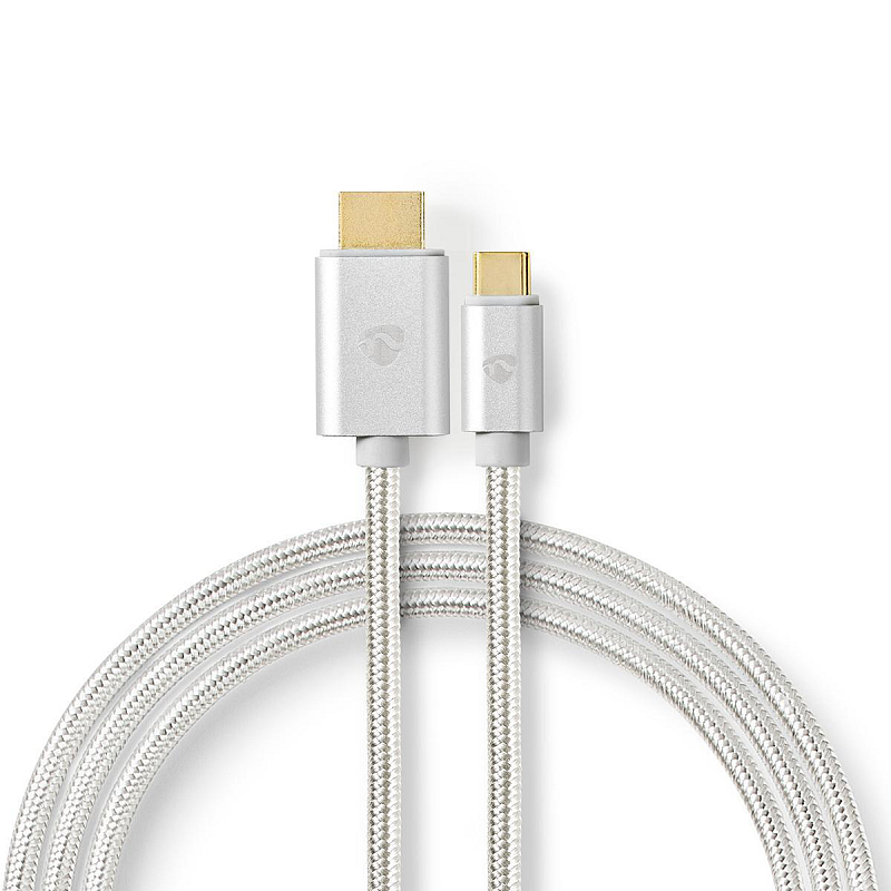 Nedis CCTB64655AL20 USB-Grafikadapter 3840 x 2160 Pixel Aluminium