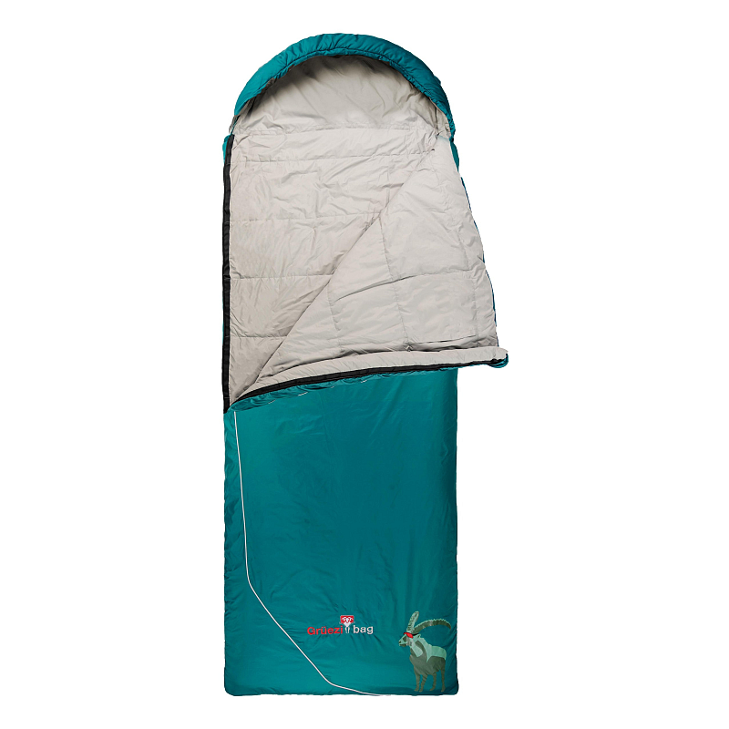 Grüezi Bag 9300-3013-191 Schlafsack Erwachsener Halb-rechteckiger Schlafsack Leinen, Polyamid, Polyester Grün