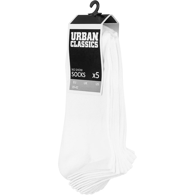 Urban Classics TB1470 Unisex Sneaker-Socken Weiß 5 Paar(e)