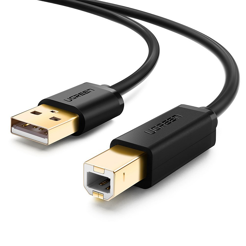 Ugreen 10351 USB Kabel USB 2.0 3 m USB A USB B Schwarz