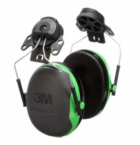 3M PELTOR Helmet Attached Earmuffs X1P3E, 10/Case Schutzhelm-Ohrenschutz