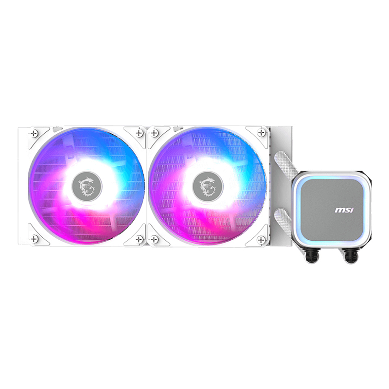 MSI MAG Coreliquid A13 240 WHITE Hauptplatine, Prozessor All-in-One-Flüssigkeitskühler 12 cm Weiß 1 Stück(e)