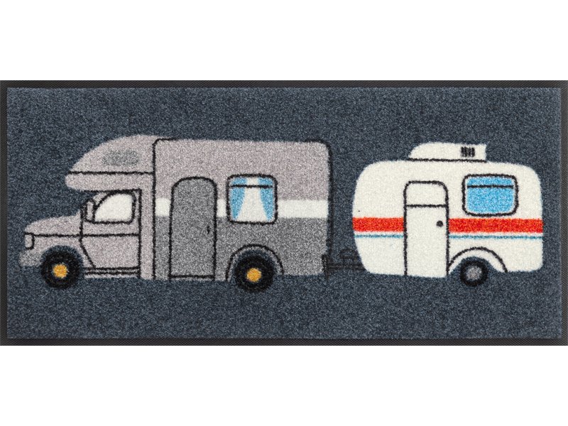 wash+dry Outdoor Travel Dekorative Fußmatte Drinnen Rechteckig Mehrfarbig