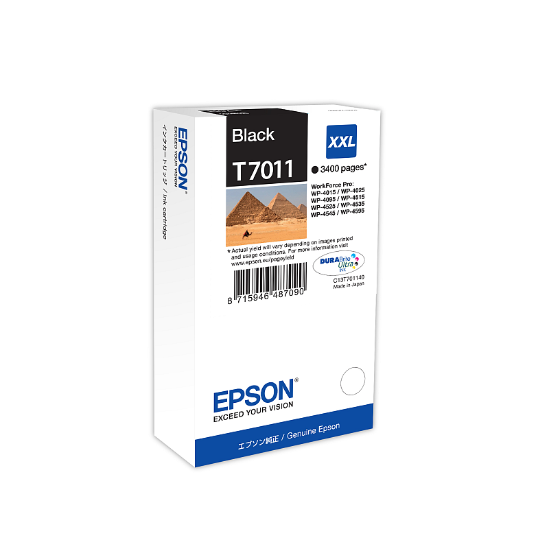 Epson Tintenpatrone XXL Black 3.4k