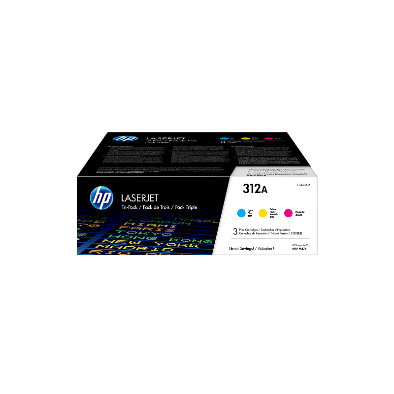 HP 312A Cyan LaserJet Tonerkartusche (3er-Pack)