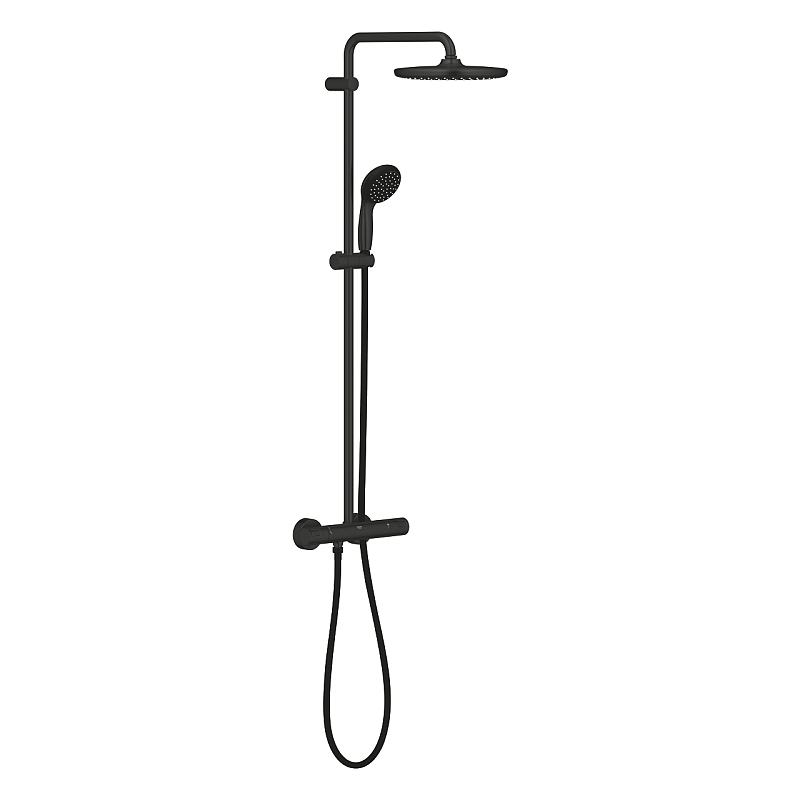 GROHE Vitalio Start System 250 Duschsystem Schwarz