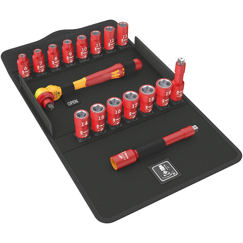 Wera 8100 SB VDE 1 Steckschlüssel-Satz 17 Stück(e)