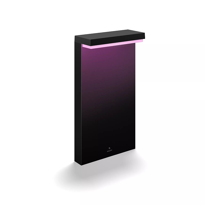 Philips Hue White and Color ambiance Nyro Outdoor Sockelleuchte schwarz