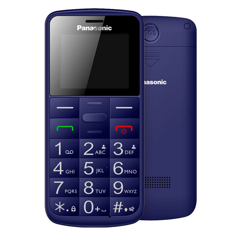 Panasonic KX-TU110 4,5 cm (1.77") Blau Funktionstelefon