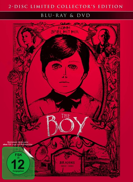 PLAION The Boy - Mediabook (1 Blu-ray und 1 DVD) DVD/Blu-Ray Deutsch, Englisch