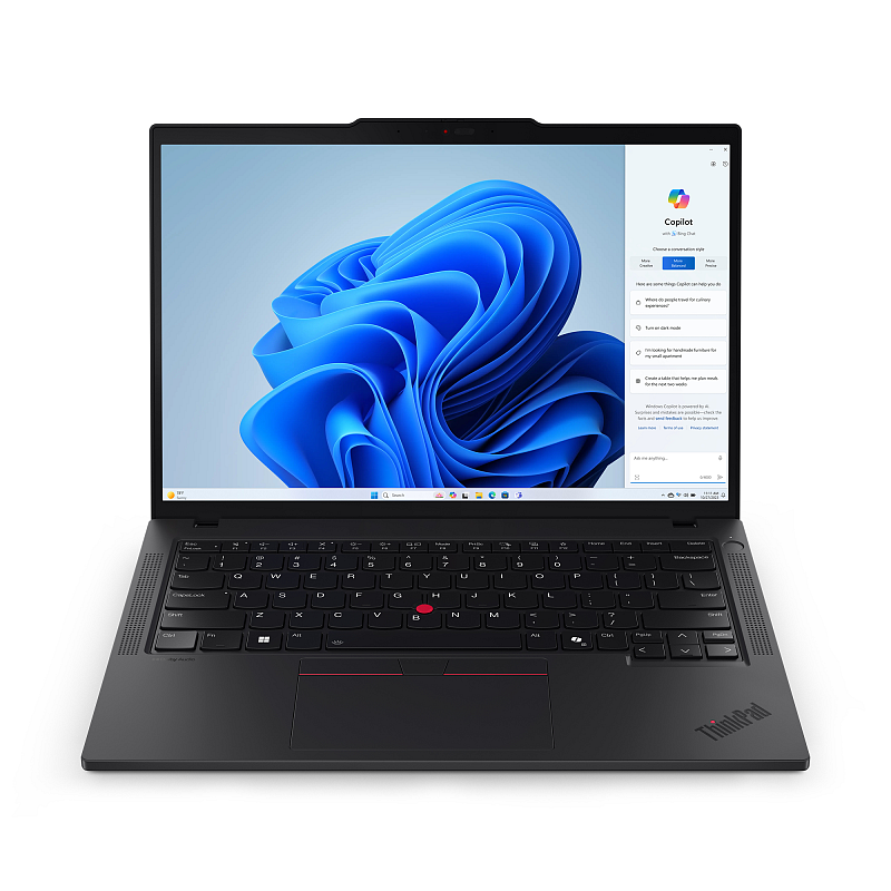 Lenovo ThinkPad T14 Gen 5 (AMD) AMD Ryzen™ 5 PRO 8540U Laptop 35,6 cm (14") WUXGA 16 GB DDR5-SDRAM 512 GB SSD Wi-Fi 6E (802.11ax) Windows 11 Pro Deutsch Schwarz