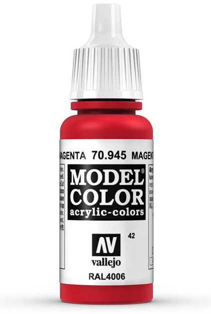 Vallejo 70.945 Acrylfarbe 17 ml Magenta Flasche
