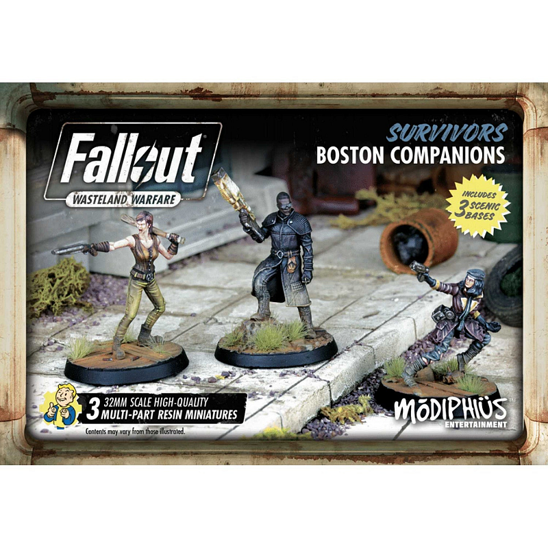 Asmodee Fallout : Wasteland Warfare - Survivors: Boston Companions Fallout: Wasteland Warfare - Survivors: Boston Companions Brettspiel