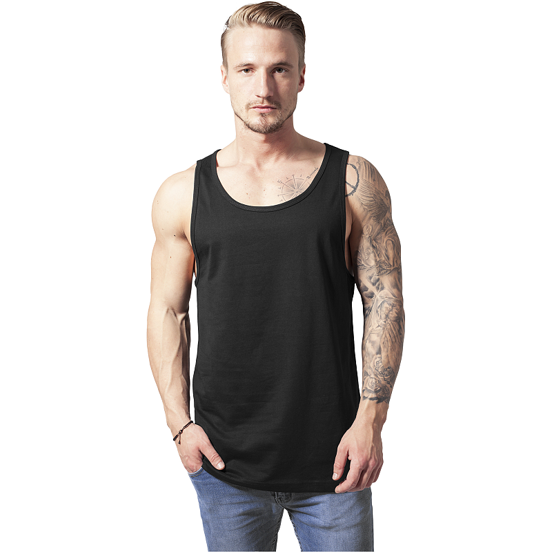 Urban Classics Jersey Tank Top Rundkragen Ärmellos Baumwolle