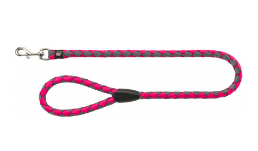 TRIXIE 143411 1 m Fuchsie, Graphit Hund Standardleine