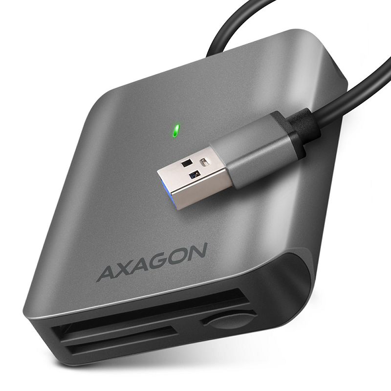 Axagon CRE-S3 External Kartenleser USB-A 3.2 Gen 1 3-slot & lun SD/microSD/CF