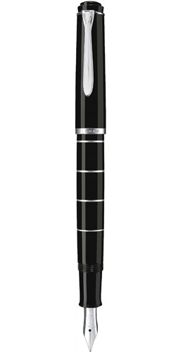 Pelikan Classic 215 Füllfederhalter Integriertes Befüllsystem Schwarz, Silber 1 Stück(e)
