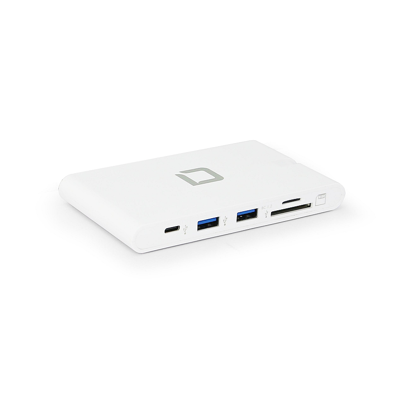 DICOTA D31729 laptop-dockingstation & portreplikator Weiß