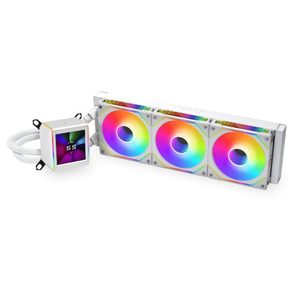 Lian Li GALAHAD II LCD SL-INF Prozessor Flüssigkeitskühlung 36 cm Weiß 1 Stück(e)