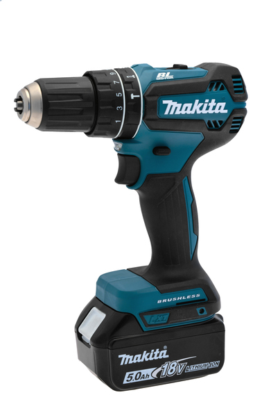 Makita DHP485RTJ Bohrmaschine 28500 RPM Ohne Schlüssel 1,5 kg Schwarz, Blau