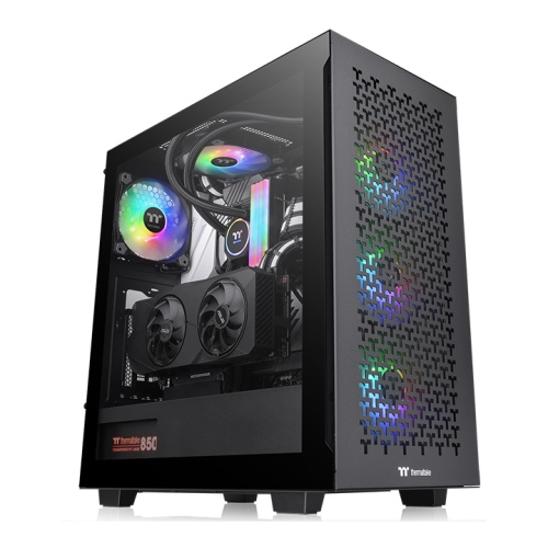 Thermaltake CA-1S3-00M1WN-03 Computer-Gehäuse Midi Tower Schwarz