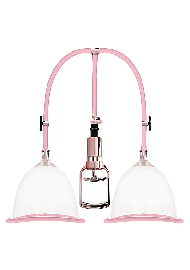 SHOTS Toys Breast Pump Set Large Rose Gold Milchpumpe Manuell